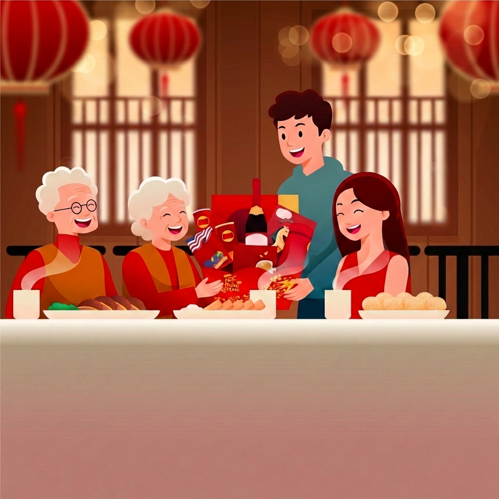 Tặng quà cho gia đình người yêu đòi hỏi sự khéo léo và thấu đáo