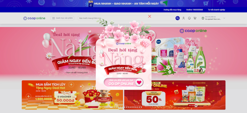 Mua quà tặng 8-3 chất lượng, giá tốt tại Co.op Online