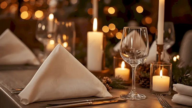 Bữa ăn ấm cúng dưới ánh nến khiến nàng vô cùng cảm động