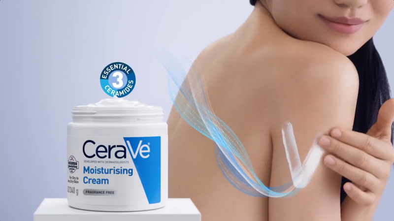 CeraVe Moisturizing Cream giúp phục hồi hàng rào bảo vệ da