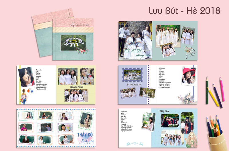 Cuốn album lưu giữ khoảnh khắc vui nhộn của tập thể lớp