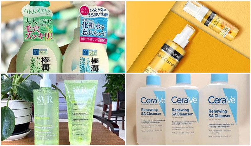 Da hỗn hợp có thể cân nhắc xem kỹ review sữa rửa mặt dạng gel 