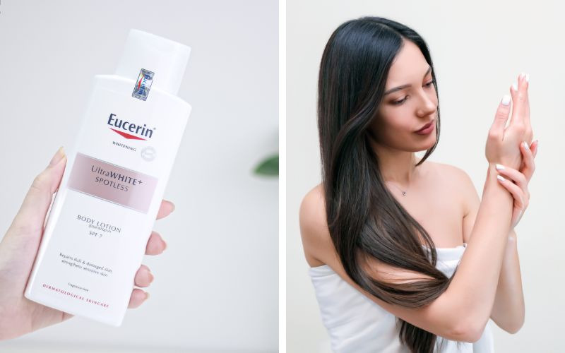 Eucerin UltraWHITE giải quyết triệt để tình trạng đốm nâu sạm màu