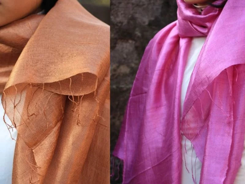 Khăn lụa tơ tằm là điểm nhấn thời trang cực kỳ hoàn hảo