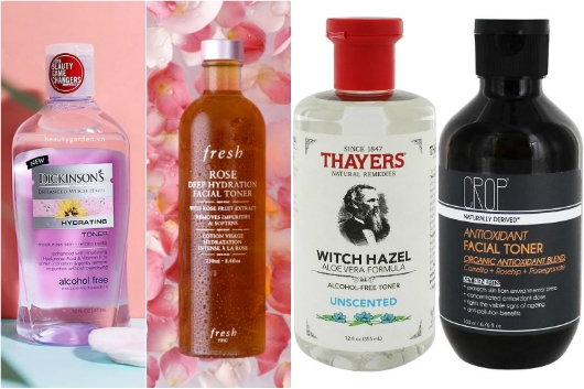 Nước hoa hồng là món mỹ phẩm tặng cô giáo với giá thành hợp lý 