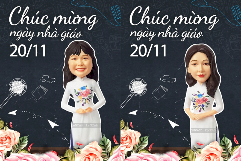 Quà lưu niệm lưu giữ những kỷ niệm đẹp của cô trò