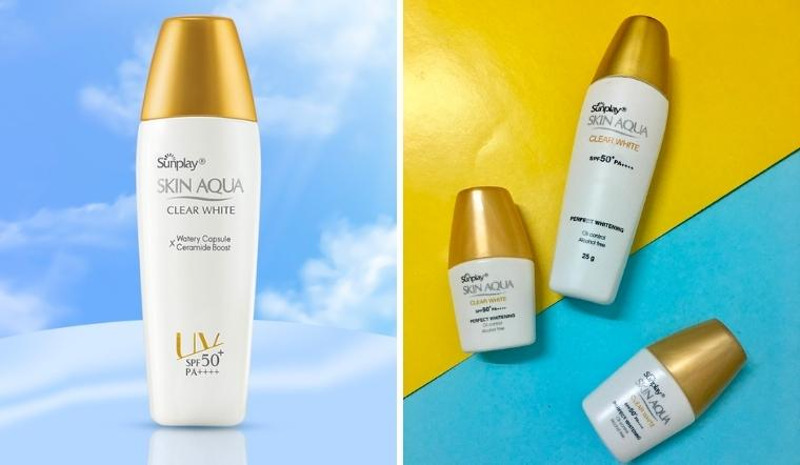 Sunplay Clear White giúp nâng tông trắng hồng vô cùng tự nhiên