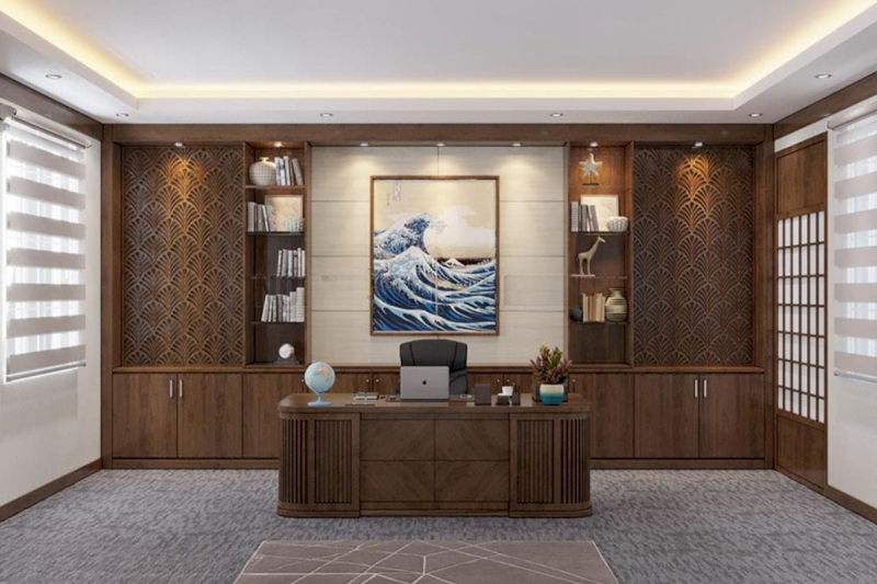 Tranh treo tường phản ánh gu thẩm mỹ đẳng cấp của sếp