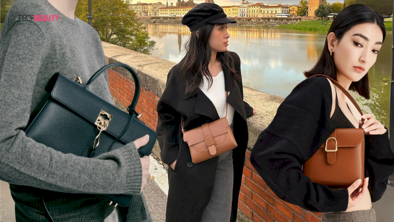 Túi xách da thời thượng giúp nàng tự tin dạo phố