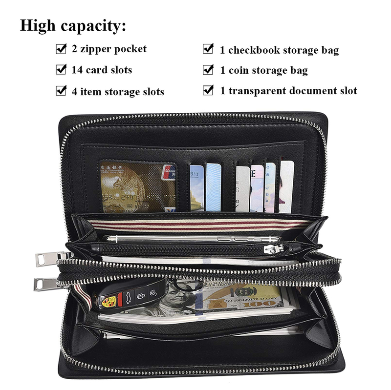 Bộ ví đựng giấy tờ tùy thân giúp quản lý hộ chiếu và thẻ ngân hàng an toàn