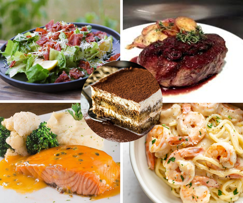 Các món nấu đám tiệc trong thực đơn 10