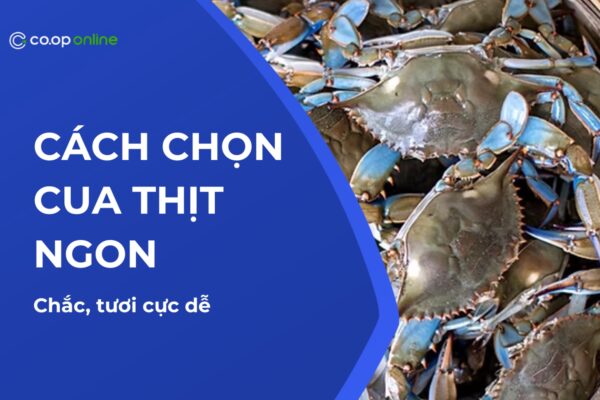 Cách chọn cua thịt ngon, chắc, tươi cực dễ