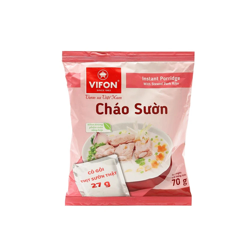 Cháo ăn liền nhẹ bụng và rất tốt cho sức khỏe khi mệt mỏi
