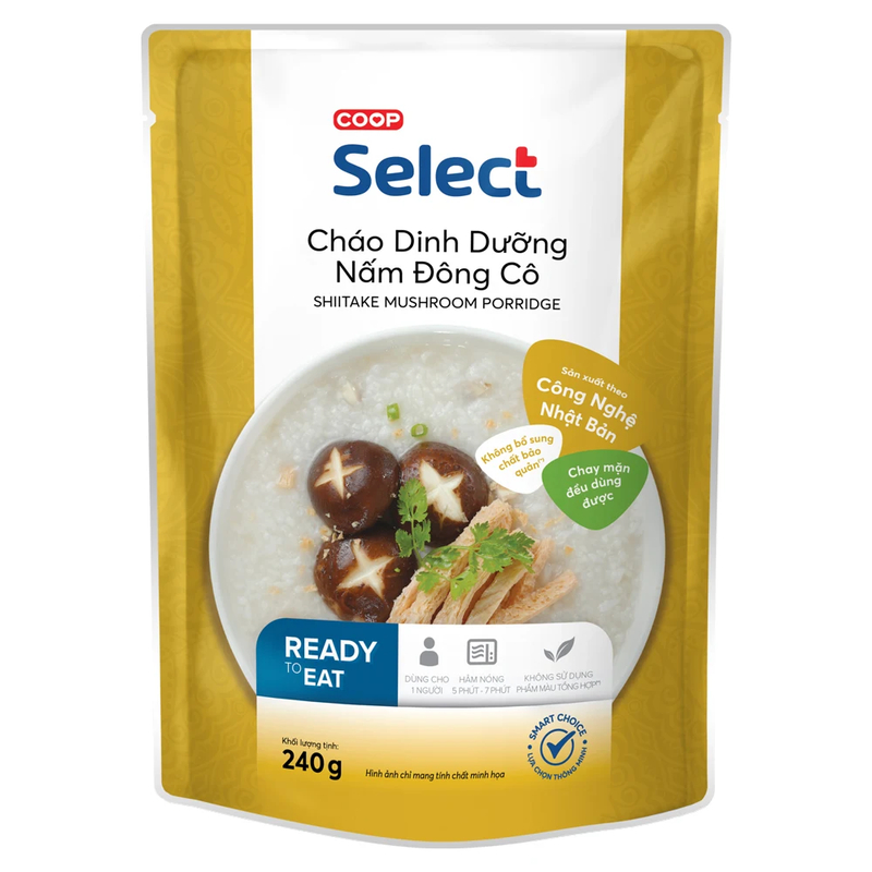 Cháo chay tiện lợi và tốt cho hệ tiêu hóa