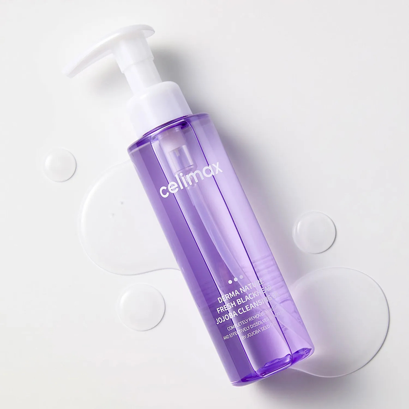 Dầu tẩy trang Celimax Jojoba làm sạch bã nhờn thông minh.