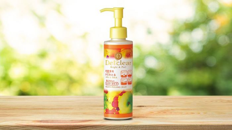 Gel tẩy da chết hương trái cây Detclear Bright & Peel Fruit Peeling Jelly.