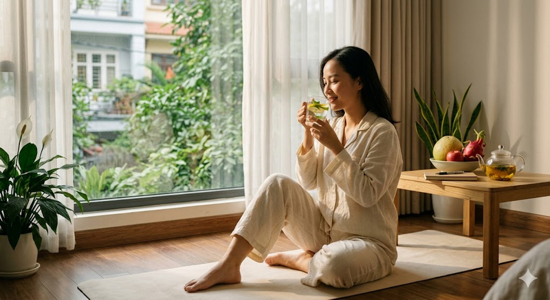 Giai đoạn đầu giúp cơ thể làm quen và thanh lọc cơ thể một cách nhẹ nhàng.