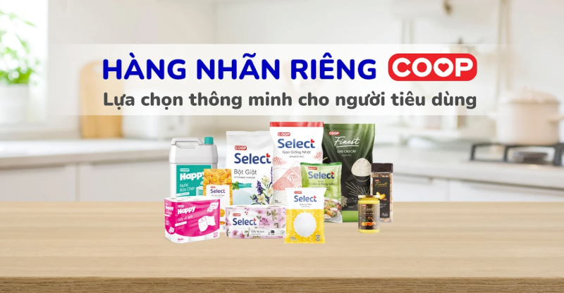 Hàng nhãn riêng Co.opmart giúp người tiêu dùng dễ dàng lựa chọn sản phẩm phù hợp với mức giá hợp lý