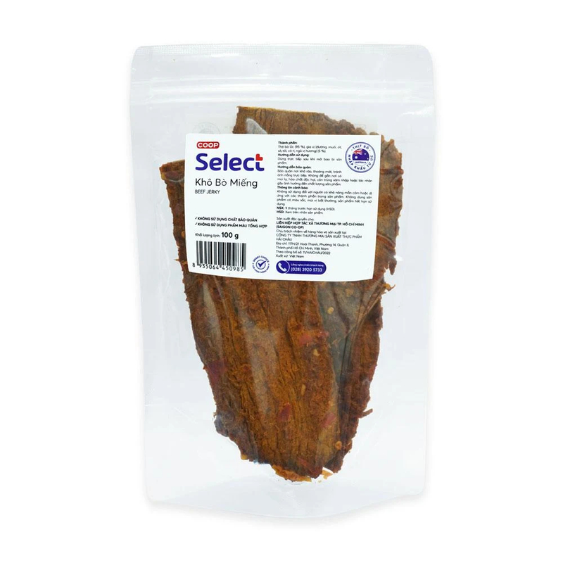 Khô bò miếng đậm vị là món ăn khô yêu thích của nhiều du khách