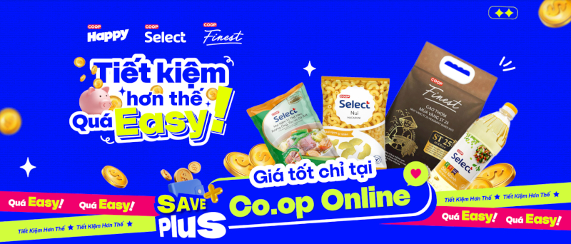 Tiết kiệm hơn thế – Quá là easy” được Co.op Online triển khai dài hạn