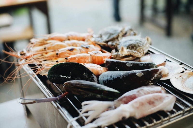 Mực ống nướng chao thơm phức, béo ngậy