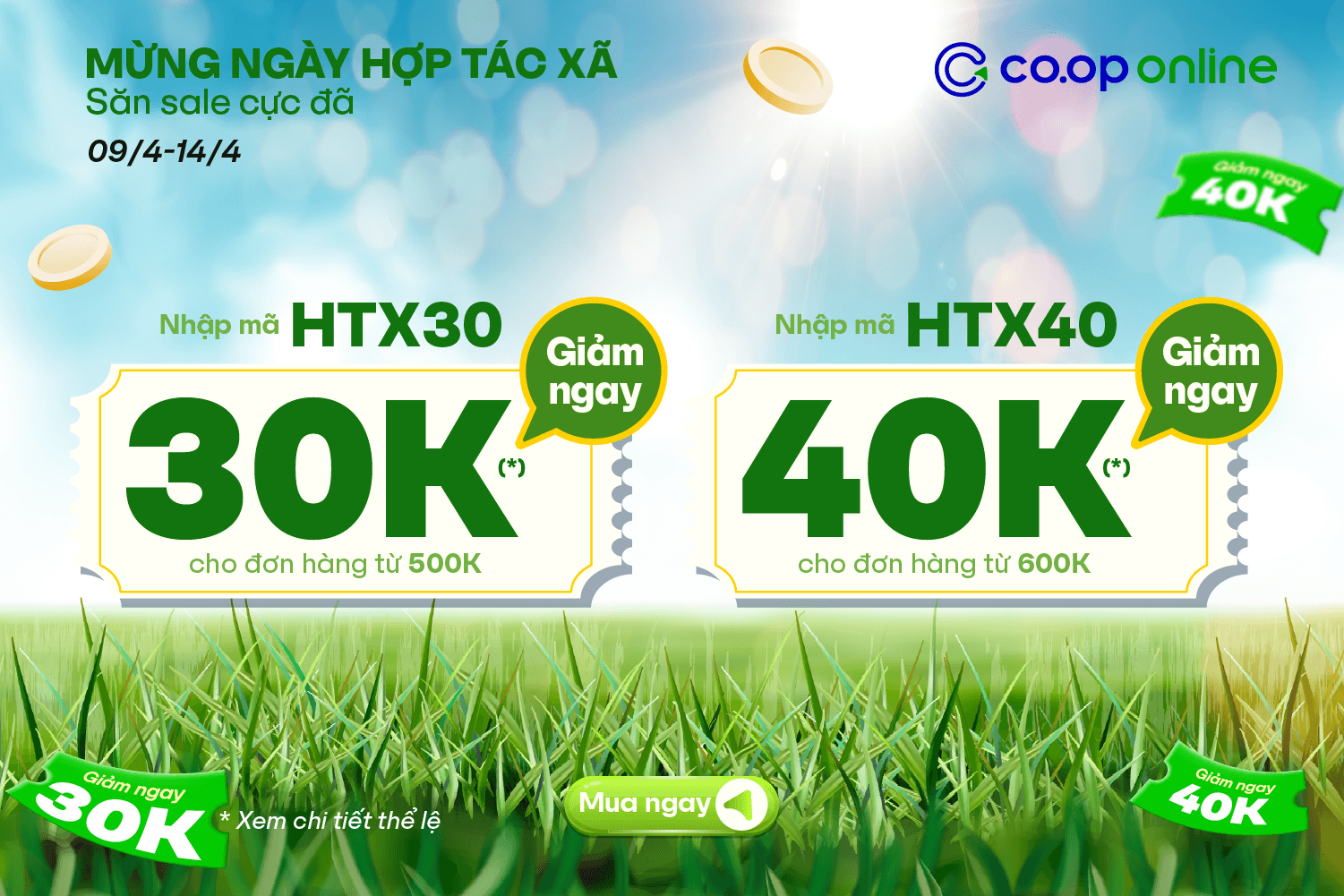 Mừng ngày hợp tác xã - Săn Sale cực đã
