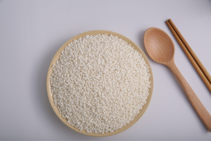 Nếp cái hoa vàng là nguyên liệu số một để nấu xôi và bánh chưng