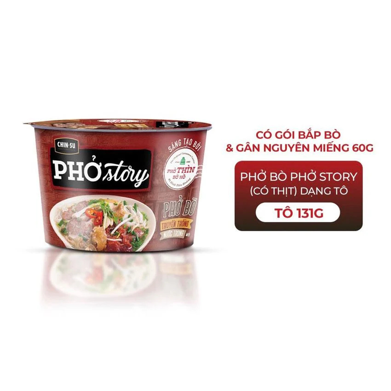 Phở ăn liền giúp bạn thưởng thức hương vị quê nhà ở bất cứ đâu