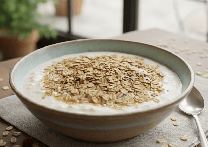 Sữa chua ướp lạnh hỗ trợ hệ tiêu hóa hoạt động tốt hơn sau bữa ăn.