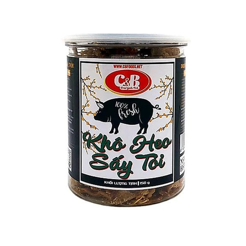 Thịt heo cháy tỏi đậm đà giúp đổi vị cho thực đơn đồ khô