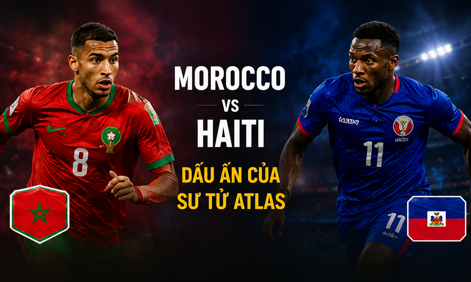 "Sư tử Atlas" hướng tới chiến thắng cách biệt trước Haiti