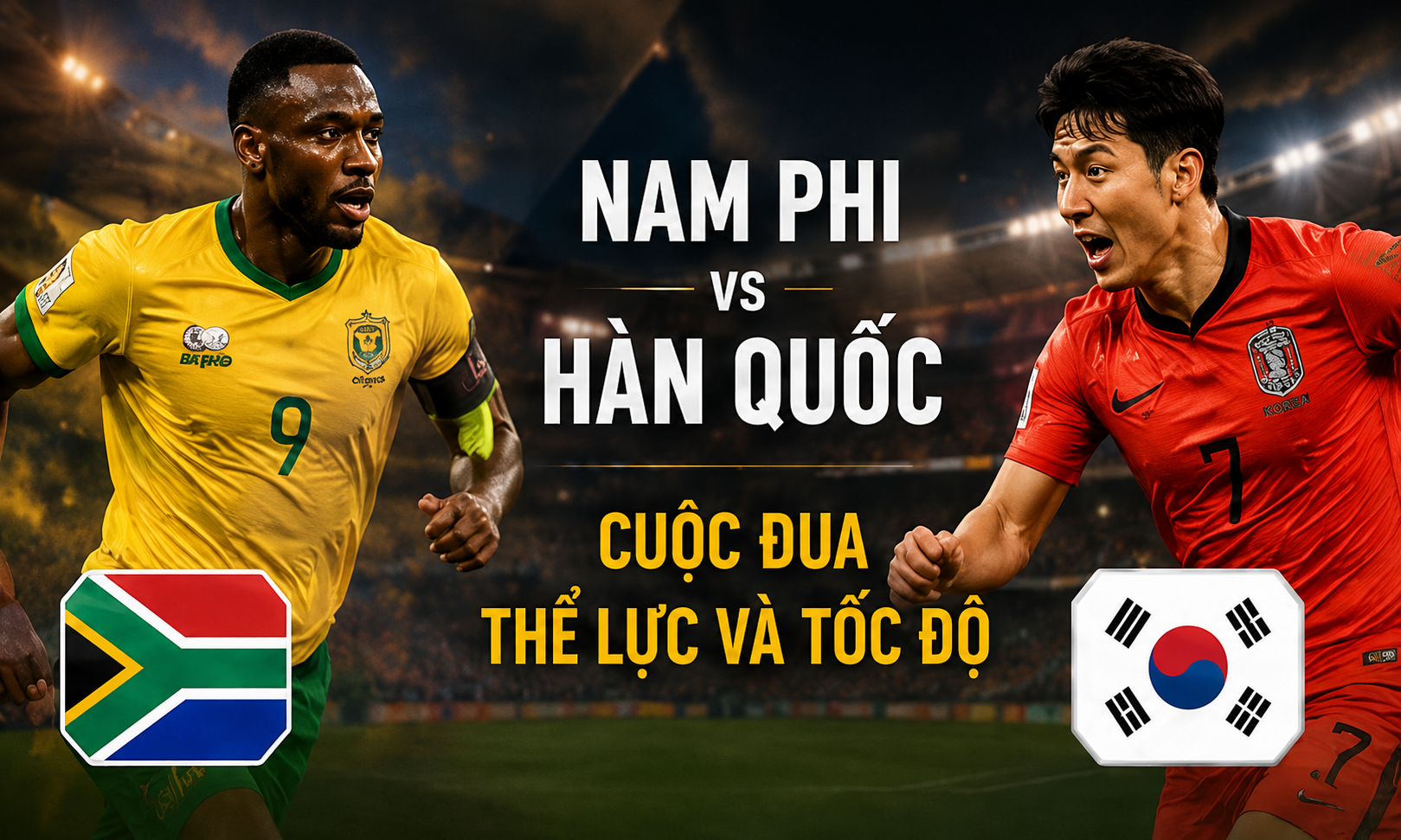 Màn so tài giàu tốc độ và thể lực của hai đại diện châu Á - Phi