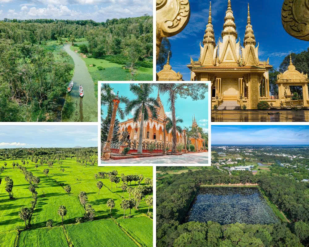Những địa điểm nổi tiếng tại Trà Vinh, An Giang 
