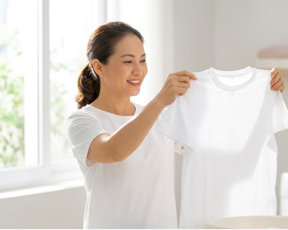 Dùng thuốc tẩy trắng quần áo đúng chuẩn, an toàn