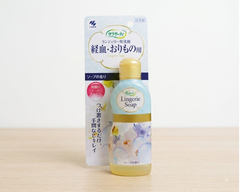 Nước giặt đồ lót Lingerie Soap nội địa Nhật Bản an toàn cho da nhạy cảm, tự động bóc tách vết bẩn ngày đèn đỏ.
