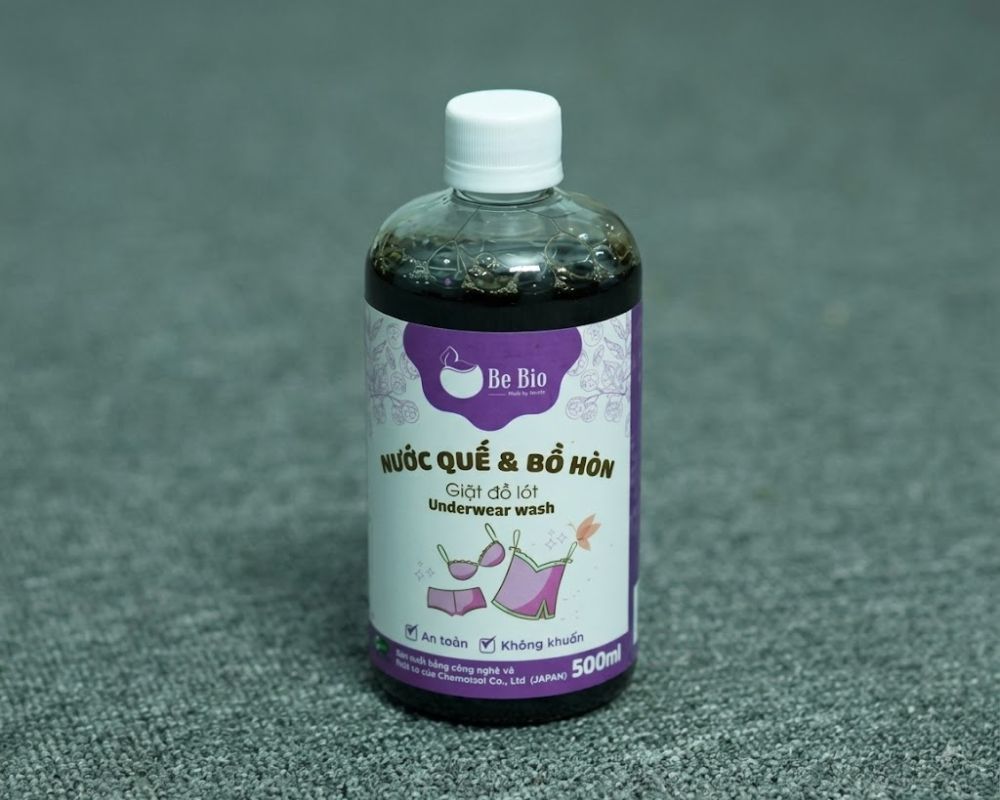Nước giặt đồ lót Be Bio ứng dụng công nghệ vi sinh Probiotics tiêu diệt hại khuẩn, bảo vệ toàn diện sức khỏe vùng kín.