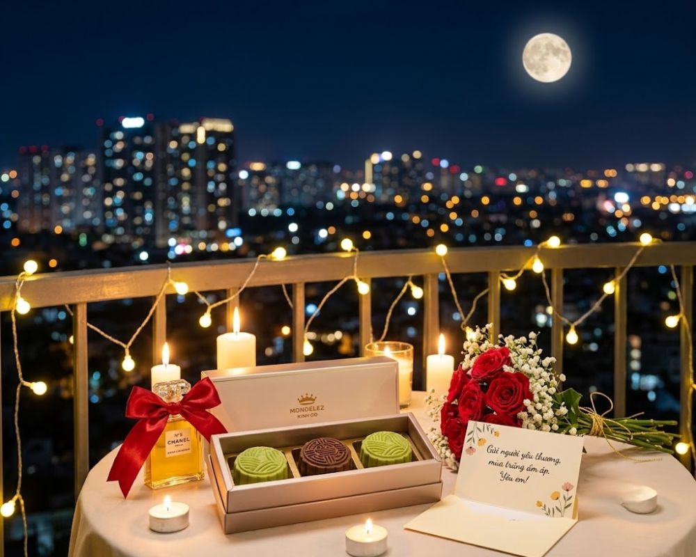 Quà trung thu lãng mạn tặng cho người yêu, vợ/chồng