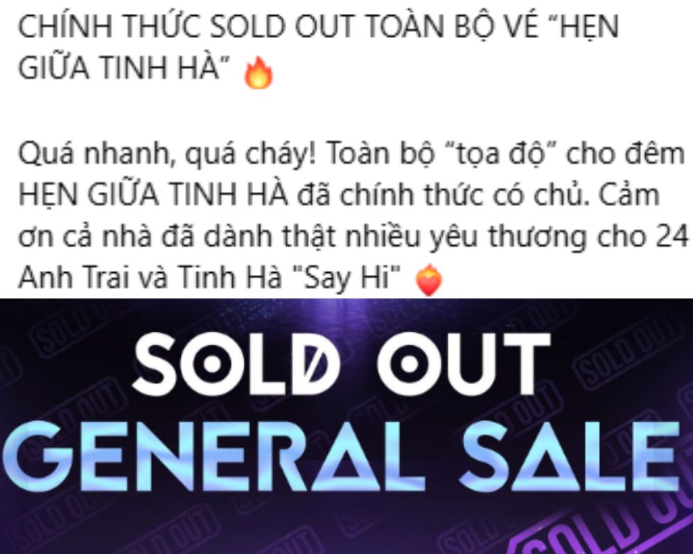 Sức hút không thể cản của Concert Tinh hà say hi