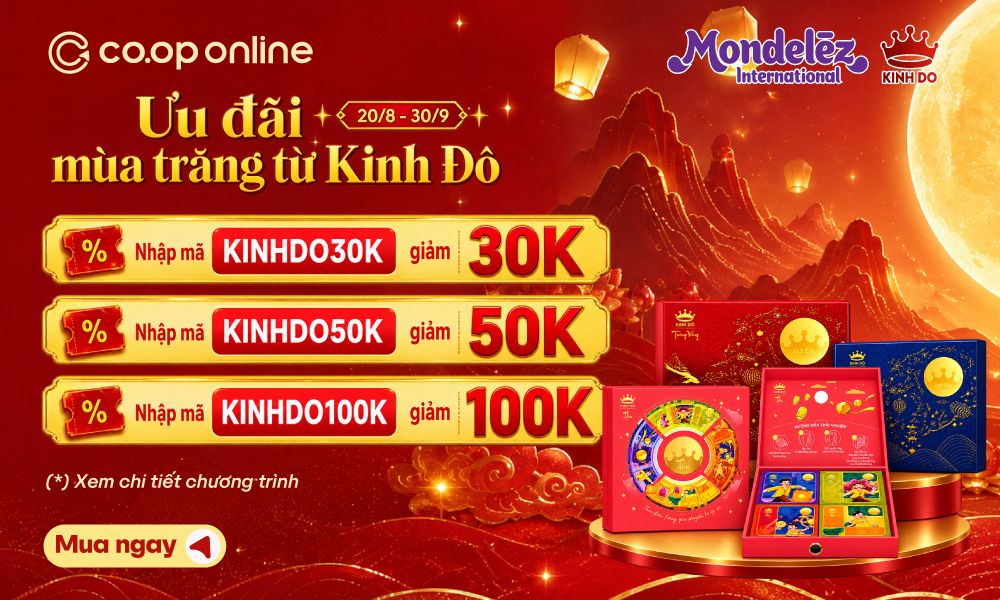 Ưu đãi mùa trăng từ Mondelez Kinh Đô