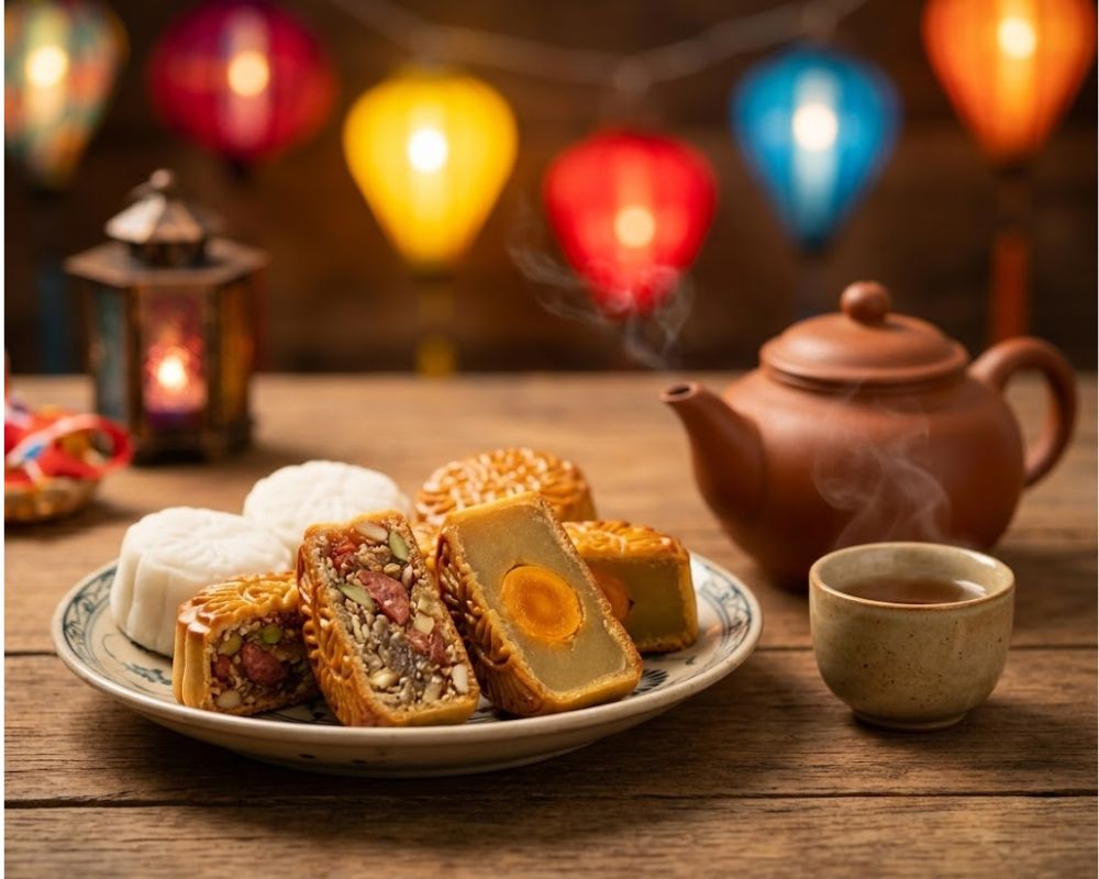 Hướng dẫn làm bánh trung thu có vỏ bánh nướng