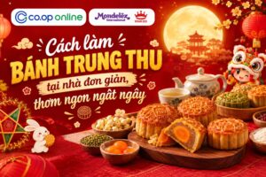 Cách làm bánh trung thu tại nhà đơn giản, thơm ngon ngất ngây
