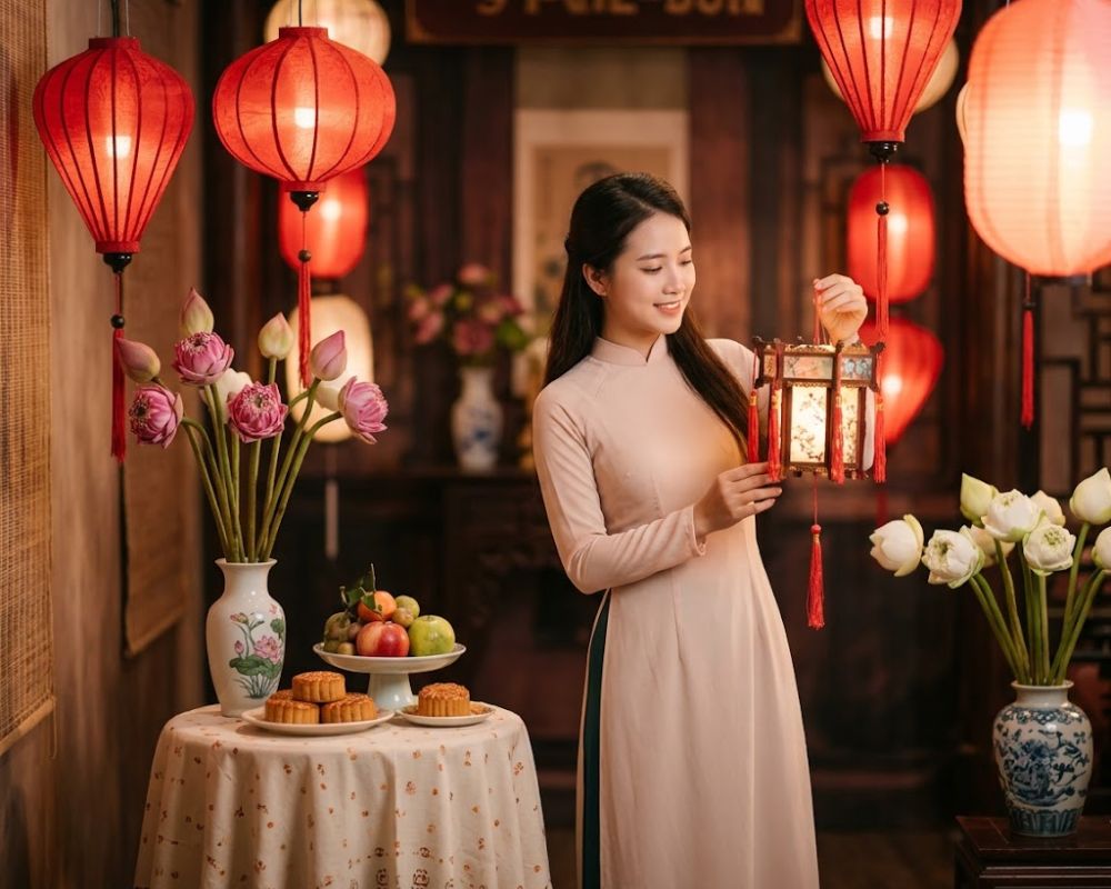 Gợi ý concept chụp ảnh Tết Trung thu đẹp mắt và ấm áp để lưu giữ kỷ niệm