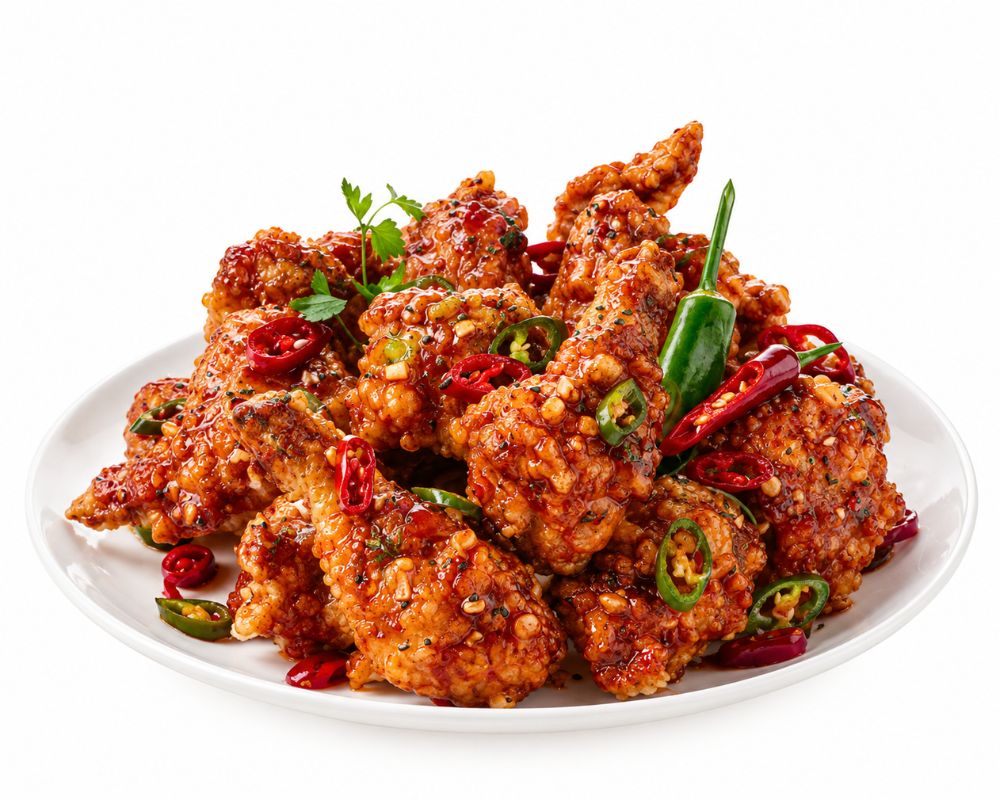 Gà cay nồng bùng nổ vị giác