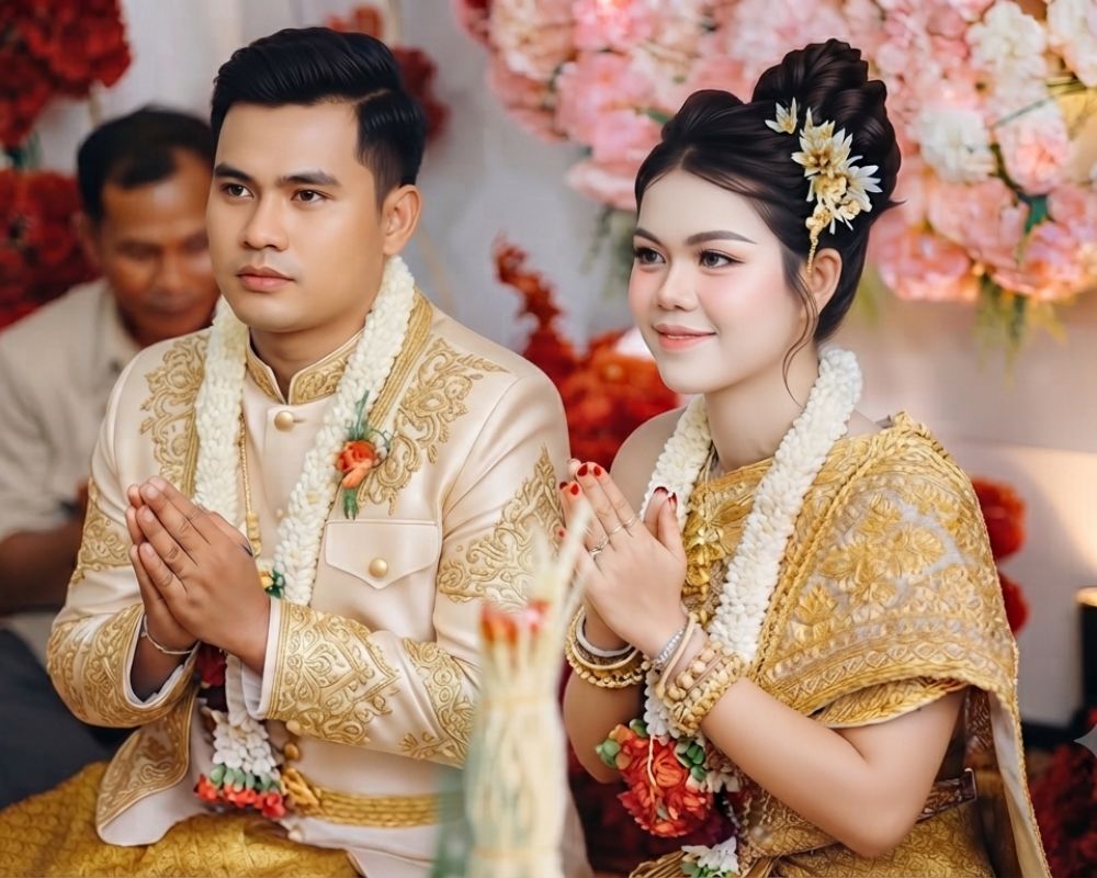 Lễ cầu kinh và chúc phúc cho đôi vợ chồng trẻ