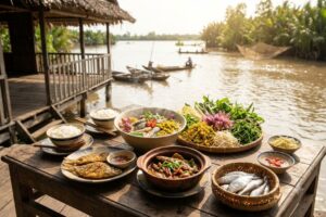 Cá linh mùa nước nổi, đặc sản miền tây ăn là nhớ ngay.