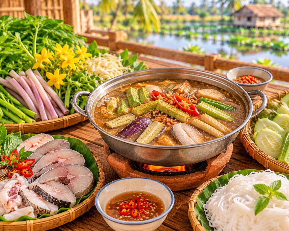 Lẩu mắm miền Tây đậm đà