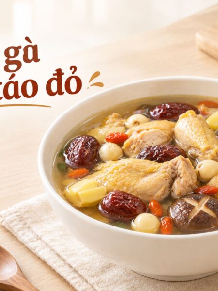Bí kíp làm canh gà hầm táo đỏ bổ dưỡng trọn vị ngọt