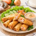 Chả giò hải sản sốt mayonnaise – bí quyết giòn lâu, nhân chuẩn vị