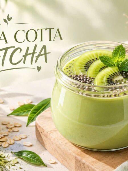 Công thức panna cotta matcha ngọt thanh chuẩn vị healthy