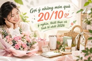 Gợi ý những món quà 20/10 ý nghĩa, thiết thực và tinh tế nhất 2026